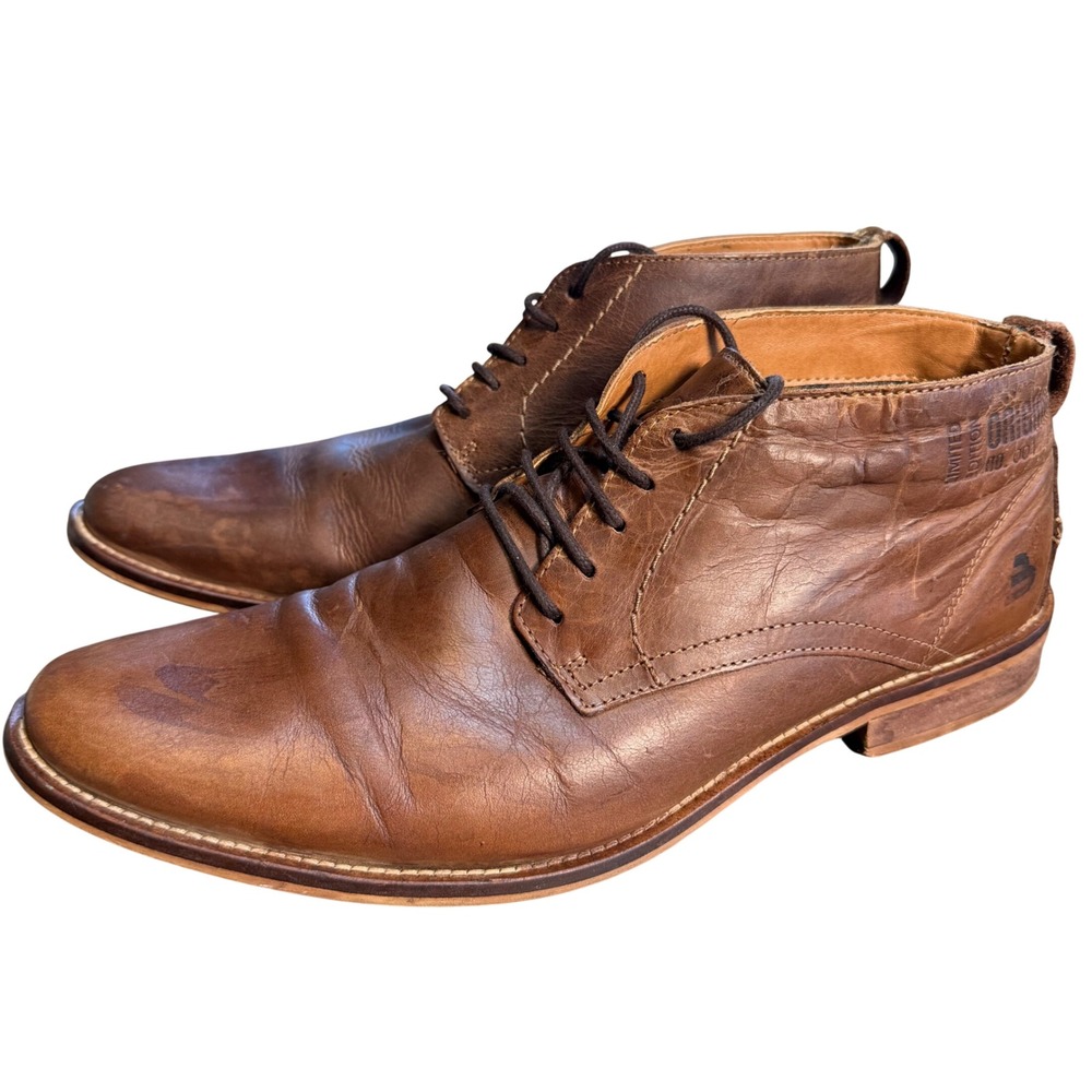 Bullboxer Mens Brown Leather Limited Edition 001/500 Chukka Boots
 Portugal 10